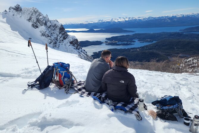 Private Snowshoe Hiking in Bariloche in Winter - The steep final section to 1,600 meters