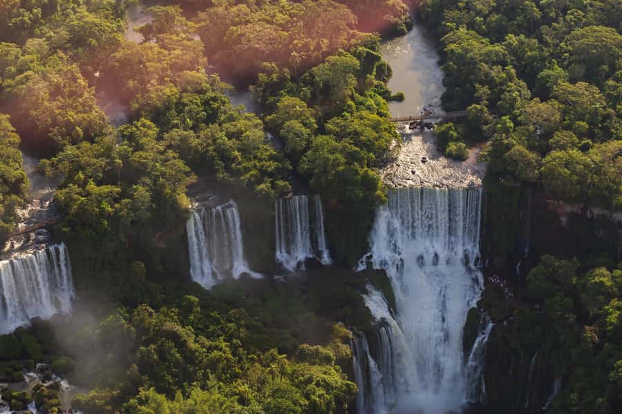 Puerto Iguazu: Argentinian Side of the Falls - The upper circuit and its named falls