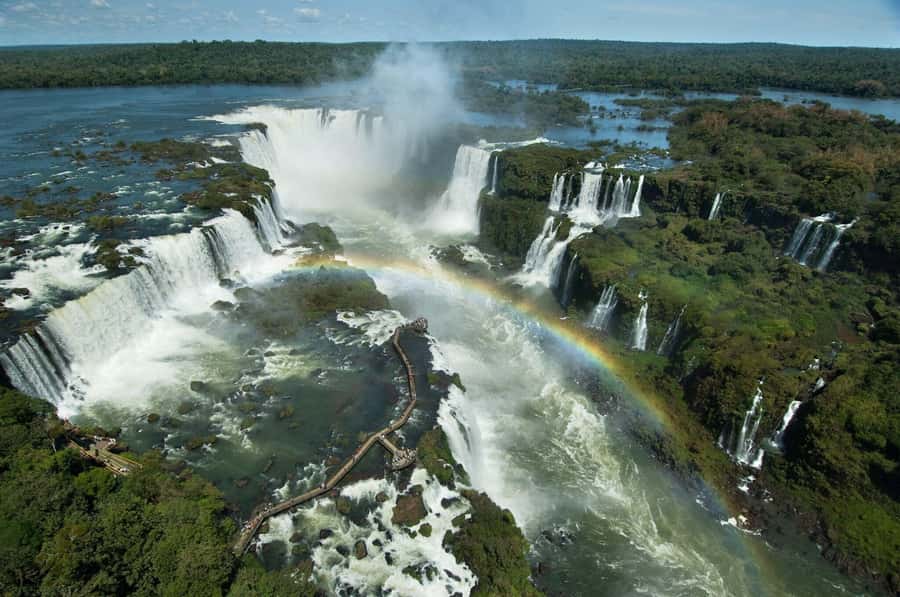 Puerto Iguazú: Brazilian Falls Half-Day Panoramic Tour - Riding the panoramic bus through Iguaçu National Park