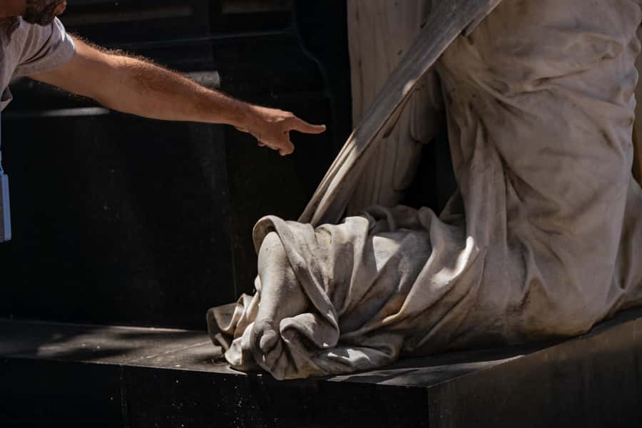 Recoleta Cemetery - Small Group Tour of History & Secrets - Marble families and monuments from Europe