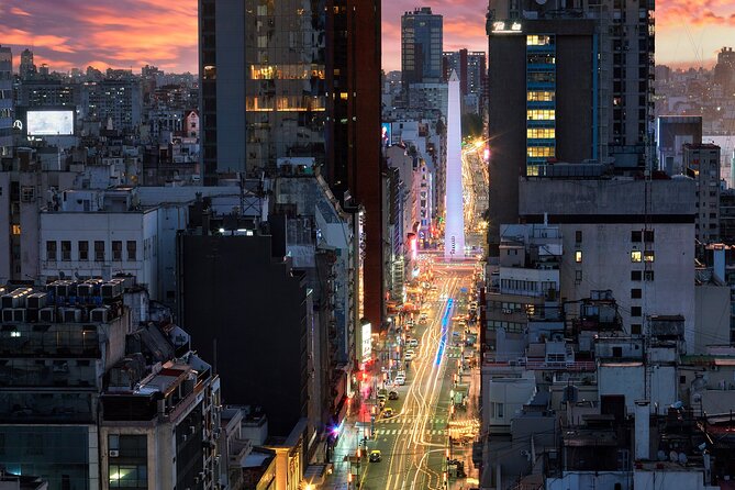 Rooftop Photography Tour in Buenos Aires - The fourteenth-floor view over Florida Street