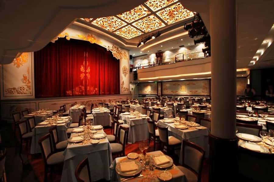 Tango Show at Café de los Angelitos - The orchestra, singers, and dancers