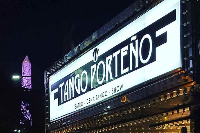 Tango show in "Tango Porteño" with optional dinner in Buenos Aires - Key points to know before booking