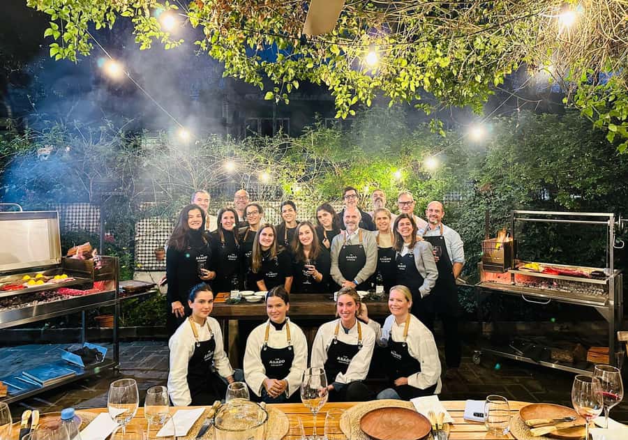 The Asado Experience - Premium and women run Cooking Class - Sampling morcilla, molleja, and matambrito