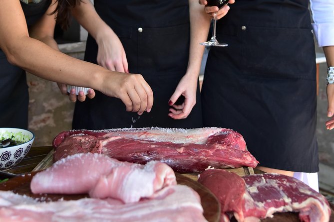 The Asado Experience - Premium Steak - Starting with Choripan and chimichurri