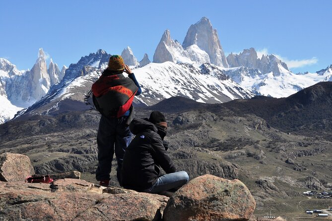Torres del Paine from El Calafate (optional drop off at T. Paine) - Sarmiento Lake and the first view of the park