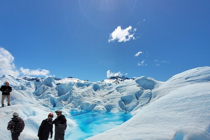 Trekking on Perito Moreno with walkways and transfer - Lago Rico boat crossing and the first glacier view