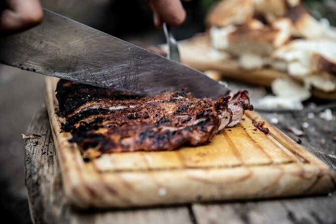 Two days horseback riding in the Andes, a real gaucho experience. - The first ride and the asado stop