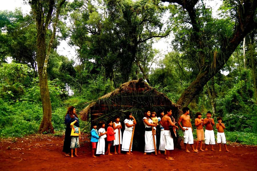 Visit Guarani village at Mborore Fort with brunch - The Spirit of Trees jungle walk
