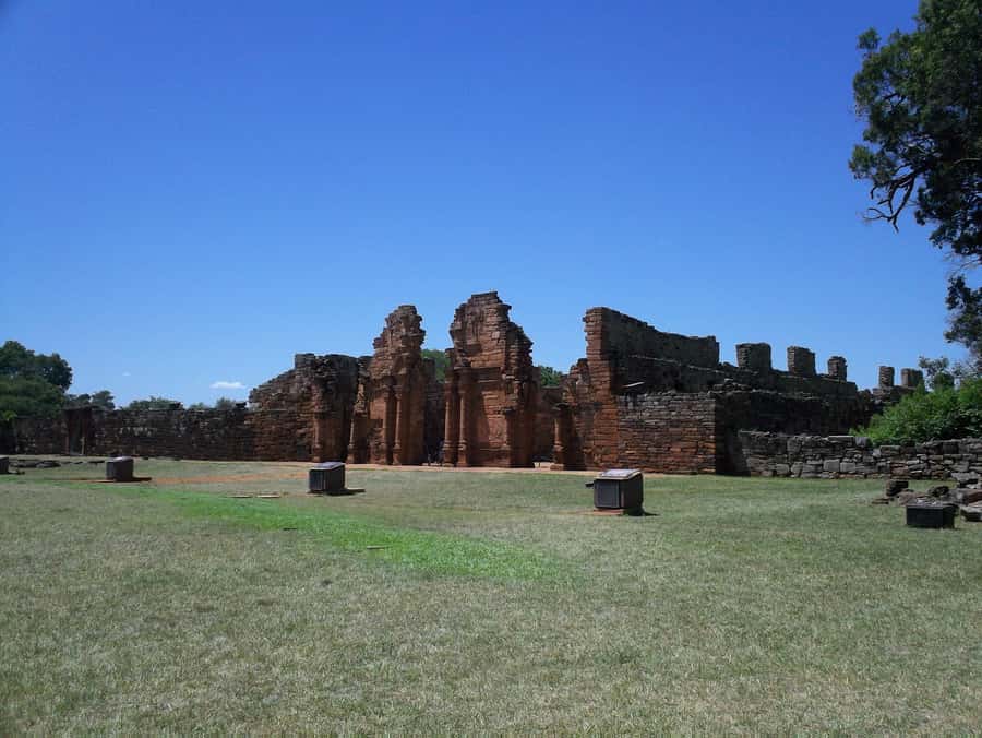 Visit to the Jesuit Ruins of San Ignacio and the Wanda Mines - Walking through the Jesuit Ruins of San Ignacio Miní