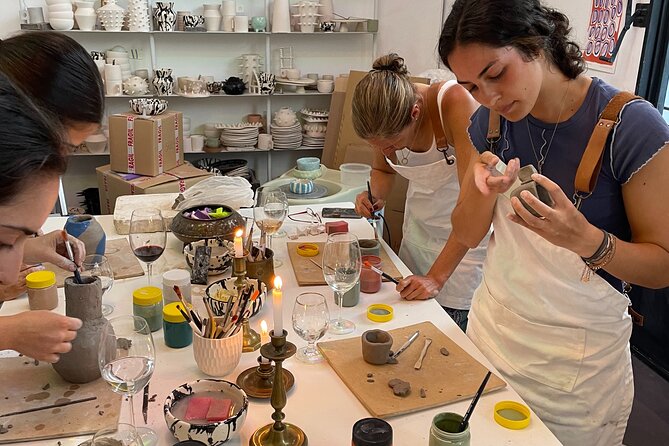Wine & Pottery Class For Beginners in Buenos Aires Argentina - Waiting three to four weeks for the finished piece